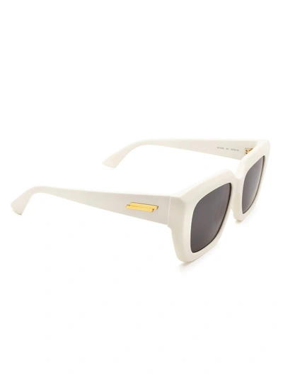 Bottega Veneta Bv1030s Sunglasses In Ivory Ivory Grey
