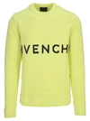 Givenchy 4g Intarsia Knitted Logo Jumper In Yellow/black