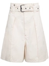 Isabel Marant Im Delilaz Shrt Short Wde Lg Cnvs In White