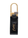 SAINT LAURENT LOGO PLAQUE KEYRING