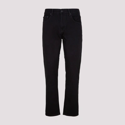 Off-white Skinny Jeans Diagonal Pocket In Black