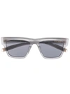 Dita Eyewear Transparent-frame Sunglasses In Grey