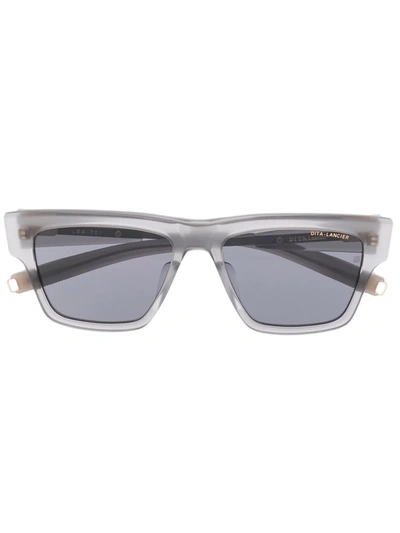 Dita Eyewear Transparent-frame Sunglasses In Grey