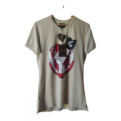 Pre-owned Vivienne Westwood Anglomania T-shirt In Beige