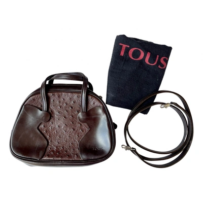 Pre-owned Tous Leather Crossbody Bag In Brown