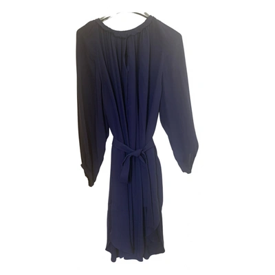 Pre-owned Isabel Marant Silk Dress In Blue
