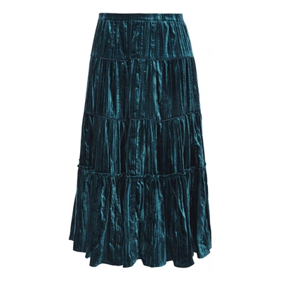 Pre-owned Michael Kors Mid-length Skirt In Turquoise