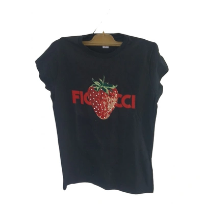 Pre-owned Fiorucci Black Cotton Top
