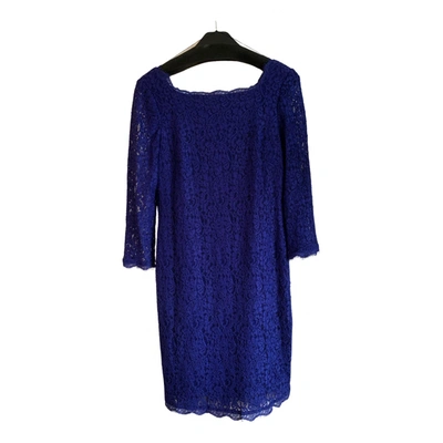 Pre-owned Adrianna Papell Mid-length Dress In Navy