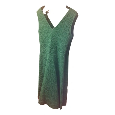 Pre-owned M Missoni Mini Dress In Green