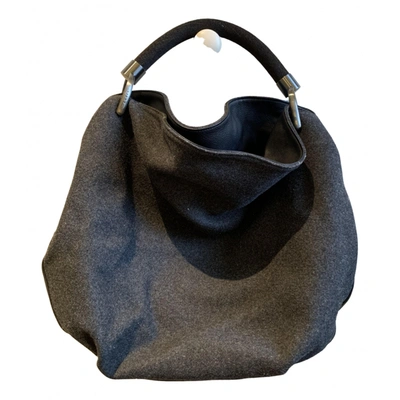 Pre-owned Akris Wool Bag In Grey