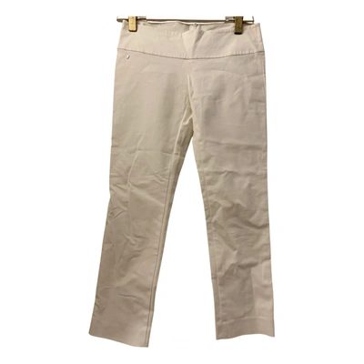 Pre-owned Dsquared2 Slim Pants In White
