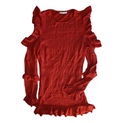 Pre-owned Ronny Kobo Mini Dress In Red