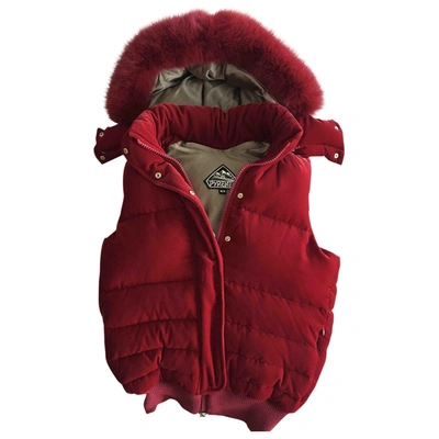 Pre-owned Pyrenex Coat In Red