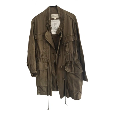 Pre-owned Current Elliott Jacket In Khaki