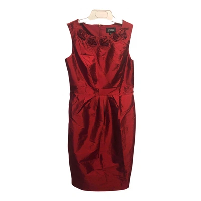 Pre-owned Adrianna Papell Mid-length Dress In Red