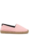 Saint Laurent Sl Signature Espadrilles In Rosa