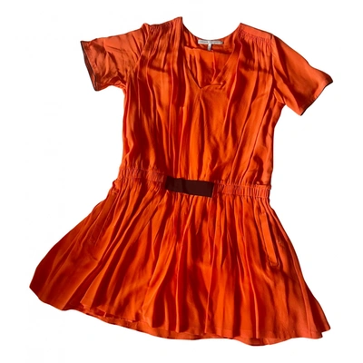 Pre-owned Victoria Victoria Beckham Dress In Orange