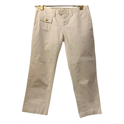 Pre-owned Dsquared2 Chino Pants In White