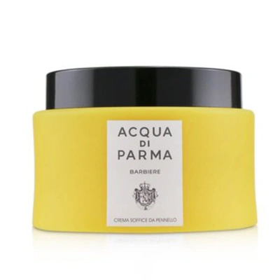 Acqua Di Parma Mens Barbiere Soft Shaving Cream For Brush 4.4 oz Skin Care 8028713520051 In Cream / Lemon
