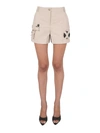 Moschino Women's Safari Essential Kit Bermuda Shorts In Beige