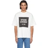 Opening Ceremony White Box Logo T-shirt In White Black