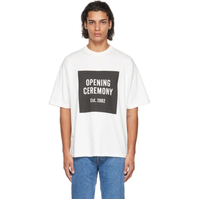 Opening Ceremony White Box Logo T-shirt