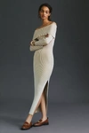 ANTHROPOLOGIE OFF-THE-SHOULDER JUMPER MAXI DRESS,4130326950007