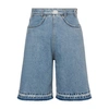 Philosophy Di Lorenzo Serafini Wide-leg Denim Shorts In Blu