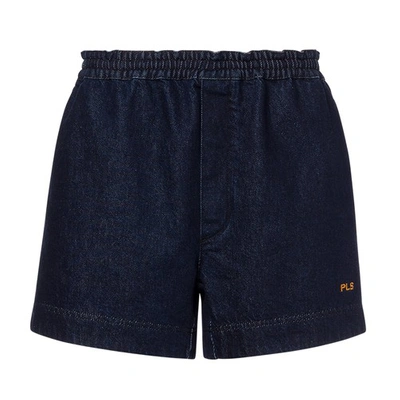 Philosophy Di Lorenzo Serafini Denim Shorts In Blu