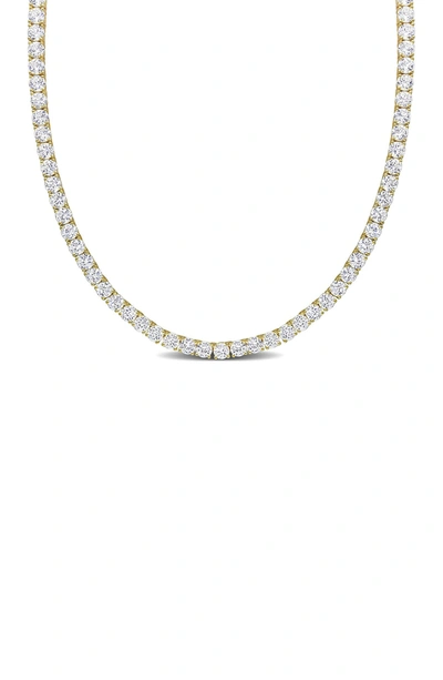 Delmar Created White Sapphire Necklace