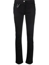 Alyx Ring-detail Slim-fit Jeans In Black