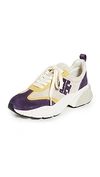 Tory Burch Good Luck Leather Low-top Sneakers