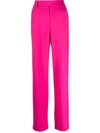 Ambush High-waisted Tailored Trousers In Pink