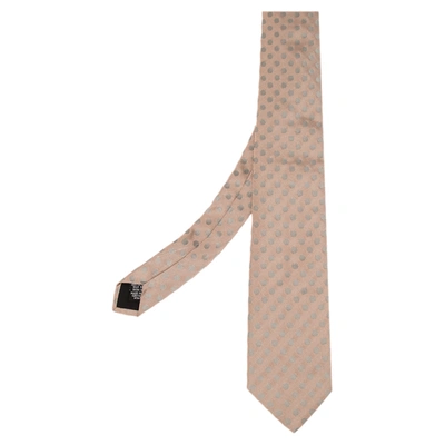 Pre-owned Boss By Hugo Boss Pink & Grey Jacquard Tie