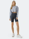 Grey Lab Highwaisted Bike Shorts In Navy