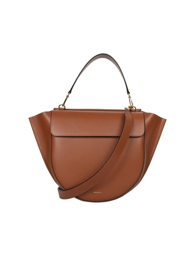 Wandler Hortensia Big Leather Bag In Brown