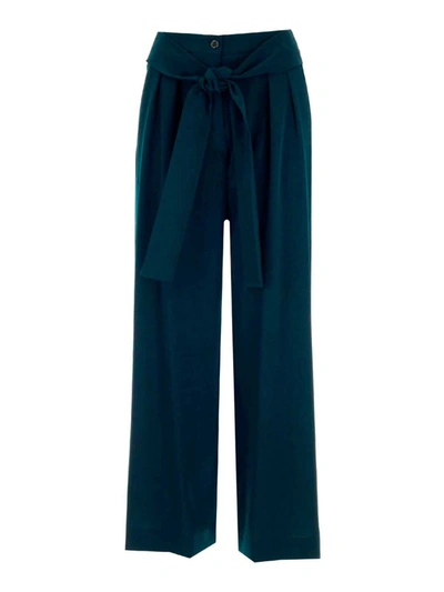 See By Chloé Wide Leg Trousers In Blue