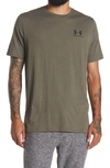 Under Armour Sportstyle Loose Fit T-shirt In Victory Green 369