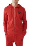 True Religion Core Zip-up Hoodie In True Red