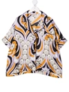 EMILIO PUCCI JUNIOR TEEN ABSTRACT-PRINT SHORT-SLEEVED SHIRT