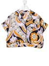 EMILIO PUCCI JUNIOR ABSTRACT-PRINT SHORT-SLEEVED SHIRT