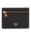 TOM FORD LEATHER CARD HOLDER,P00595980