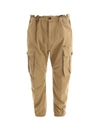 DSQUARED2 DSQUARED2 LOGO PRINTED TAPERED CARGO TROUSERS