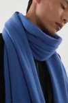 Cos Pure Cashmere Scarf In Blue
