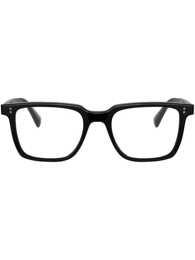 Oliver Peoples Lachman Square-frame Glasses In Black