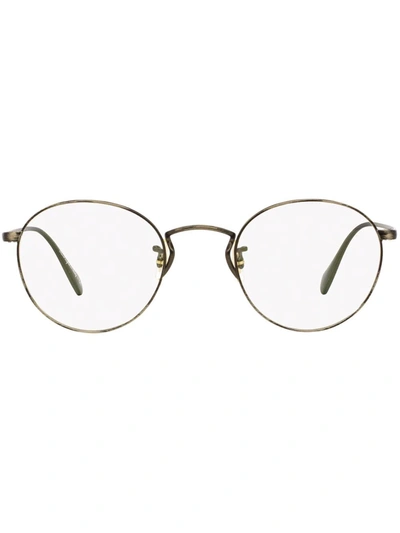Oliver Peoples Coleridge Round-frame Glasses In 5244