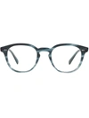 Oliver Peoples Desmon Round Glasses In Weiss