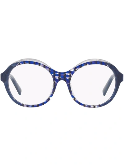 Alain Mikli Floretta Round-frame Glasses In White