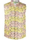 Comme Des Garçons Shirt Yellow/orange Kaws Waistcoat In 黄色
